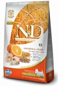 Farmina N&D Dog Ocean Low Grain Mini Bacalao Pienso 2.5kg