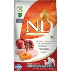 Farmina N&D Dog Pumpkin Medium Maxi Pollo Alimento Seco 12kg