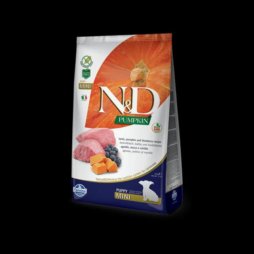 Farmina N&D Dog Puppy Mini Cordero Alimento Seco 800g