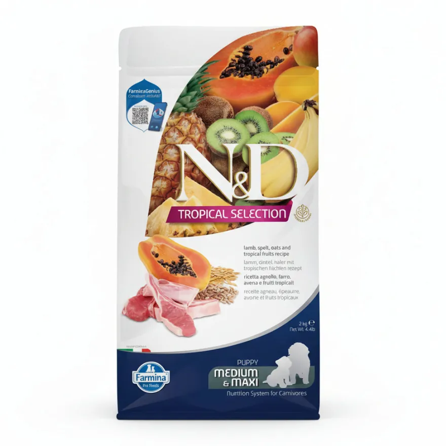 Farmina N&D Dog Puppy Tropical Selection Med/Maxi Cordero 2Kg