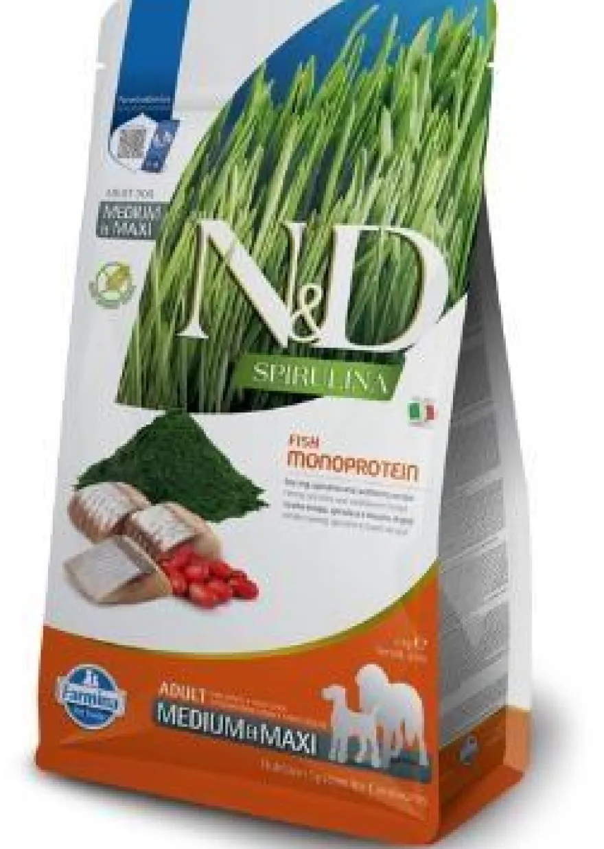 Farmina N&D Dog Spirulina Medium Maxi Arenque 2Kg