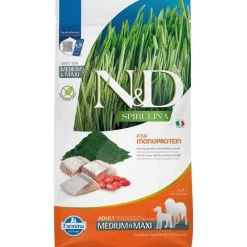 Farmina N&D Dog Spirulina Medium Maxi Arenque 2Kg