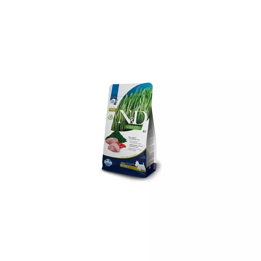 Farmina N&D Dog Spirulina Mini Cordero Alimento Sólido 2kg