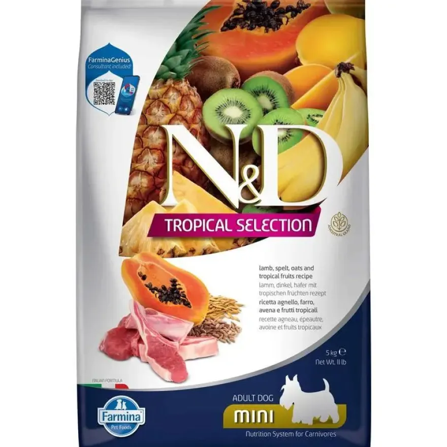 Farmina N&D Dog Tropical Mini Cordero 5Kg