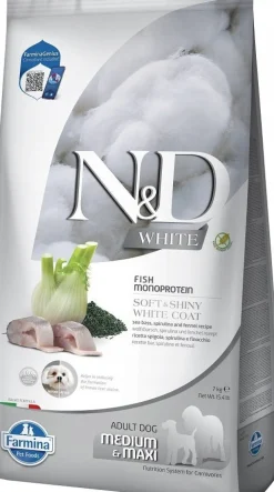 Farmina N&D Dog White Sea Bass & Spirulina Pienso para Perros 7kg