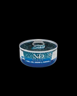 Farmina N&D Gato Ocean Atún, Bacalao y Calabaza 6 x 70g