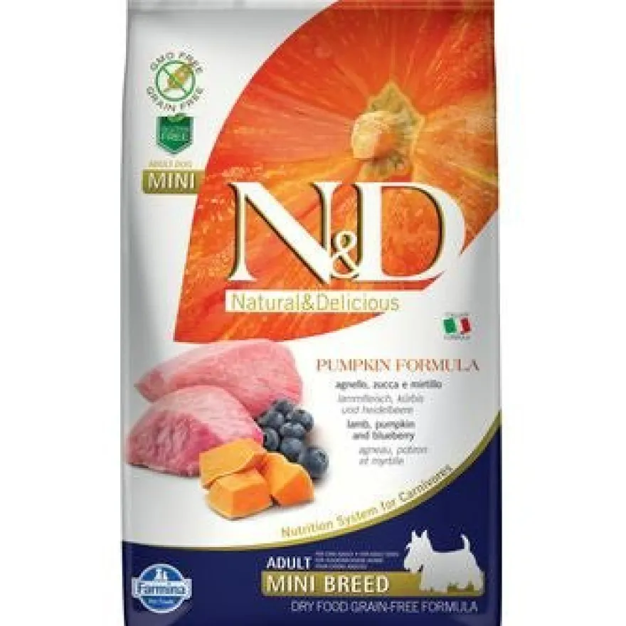 Farmina N&D Grain-Free Pumpkin Mini Cordero Pienso Seco 7Kg