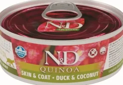 Farmina N & D Grain Free Quinoa Skin & Coat Comida Húmeda para Gatos 80g