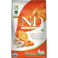 Farmina N&D Ocean Alimento Seco para Perros con Bacalao, Calabaza y Naranja 7kg