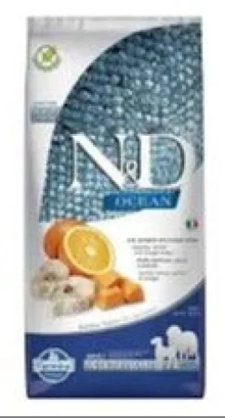 Farmina N&D Ocean Alimento Seco para Perros con Bacalao, Calabaza y Naranja 7kg