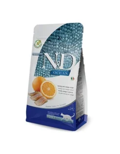 Farmina N&D Ocean Arenque y Naranja Alimento para Gatos Adultos 300g