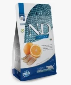 Farmina N&D Ocean Arenque y Naranja Alimento Seco para Gatos Adultos 1,5kg