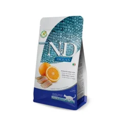 Farmina N&D Ocean Arenque y Naranja Pienso Seco para Gatos Adultos 10kg