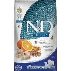 Farmina N&D Ocean Comida Seca para Perros Adultos con Arenque y Naranja 12kg