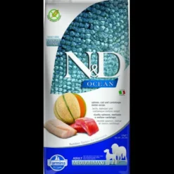 Farmina N&D Ocean Salmón, Bacalao y Melón Cantalupo Comida Seca 12kg