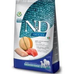 Farmina N&D Ocean Salmón y Bacalao Alimento Seco para Perros 2.5kg