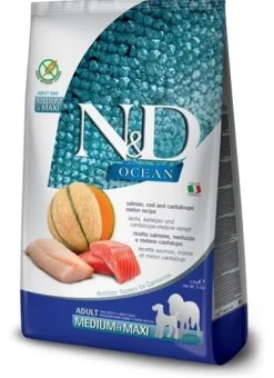 Farmina N&D Ocean Salmón y Bacalao Alimento Seco para Perros 2.5kg