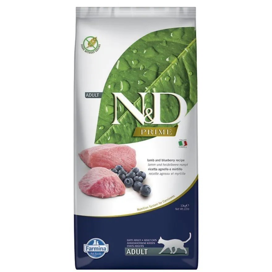 Farmina N&D Prime Cordero Alimento Seco para Gatos 10Kg