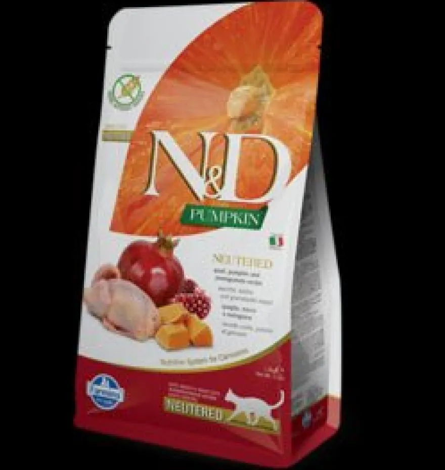 Farmina N&D Pumpkin Codorniz Alimento Seco para Gatos 1.5kg