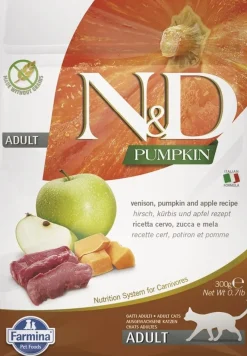 Farmina N&D Pumpkin Comida Seca para Gatos con Venado y Manzana 300g