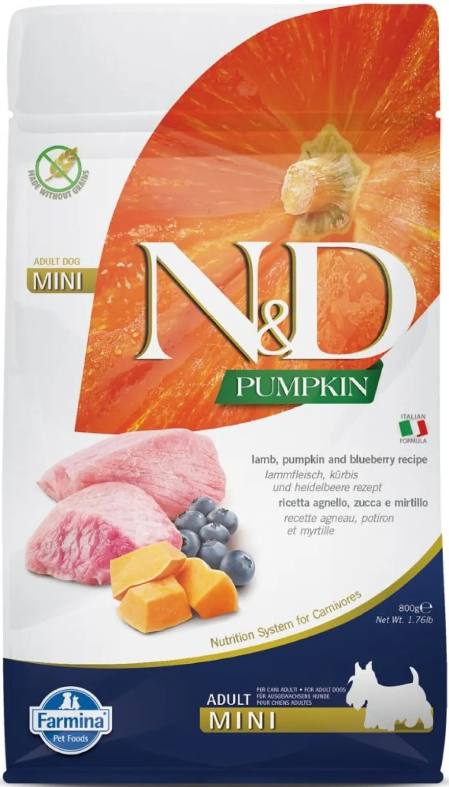 Farmina N&D Pumpkin Mini Cordero Piensos Secos 800g