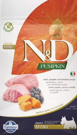 Farmina N&D Pumpkin Mini Cordero Piensos Secos 800g
