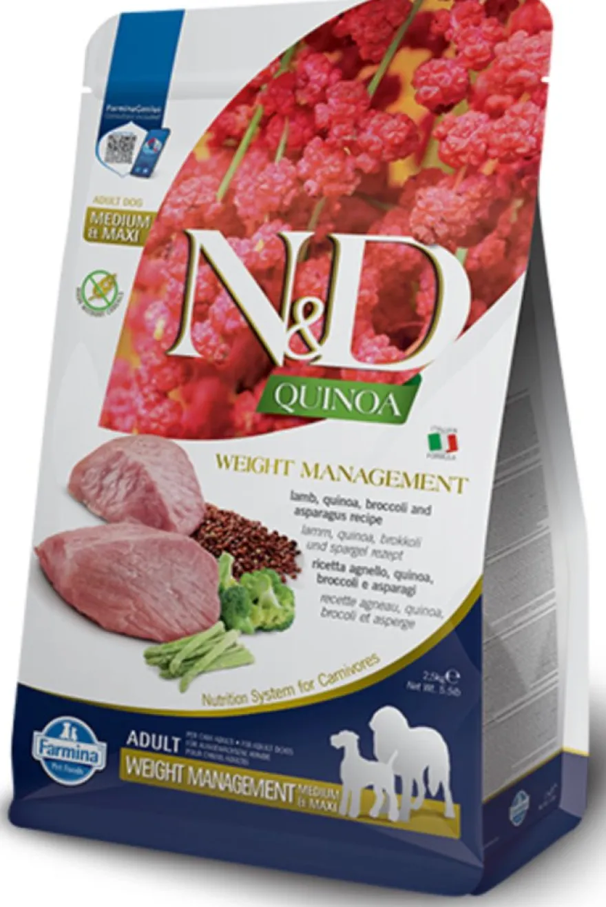Farmina N&D Quinoa Cordero Med/Mx 2,5kg
