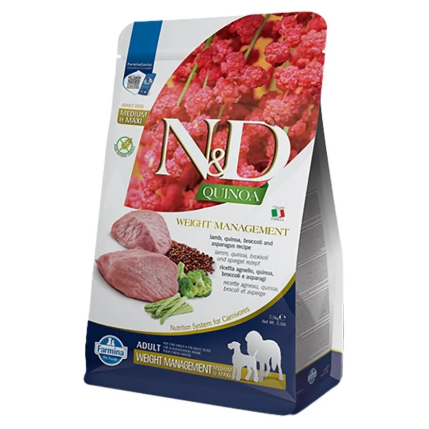Farmina N&D Quinoa Cordero Med/Mx 2,5kg