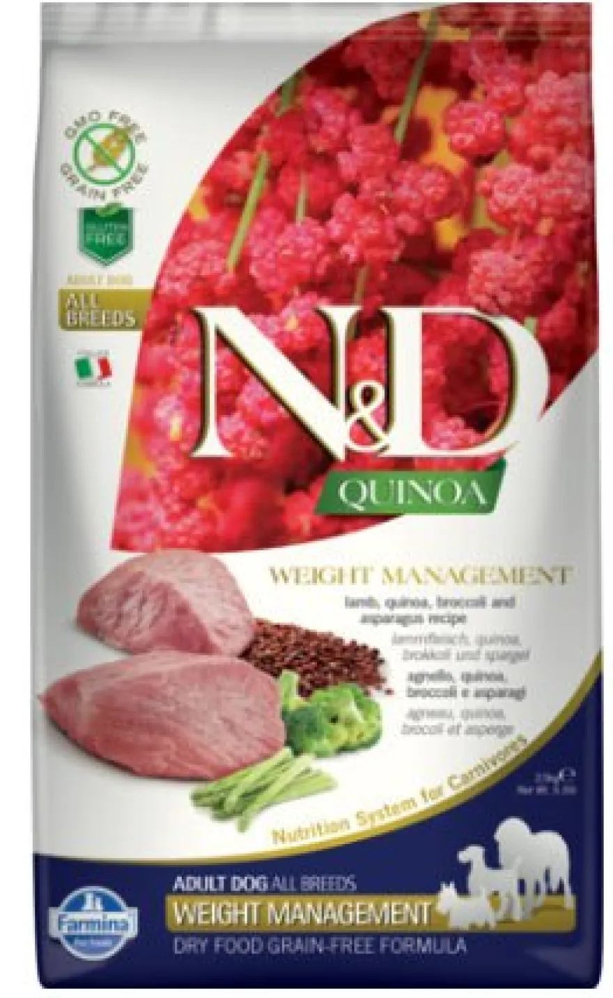 Farmina N&D Quinoa Cordero Med/Mx 2,5kg