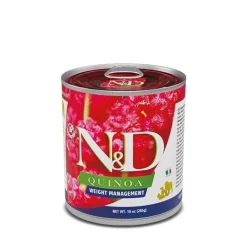 Farmina ND Quinoa Gestión de Peso Húmedo para Perros Adultos Pack de 6 latas de 285g