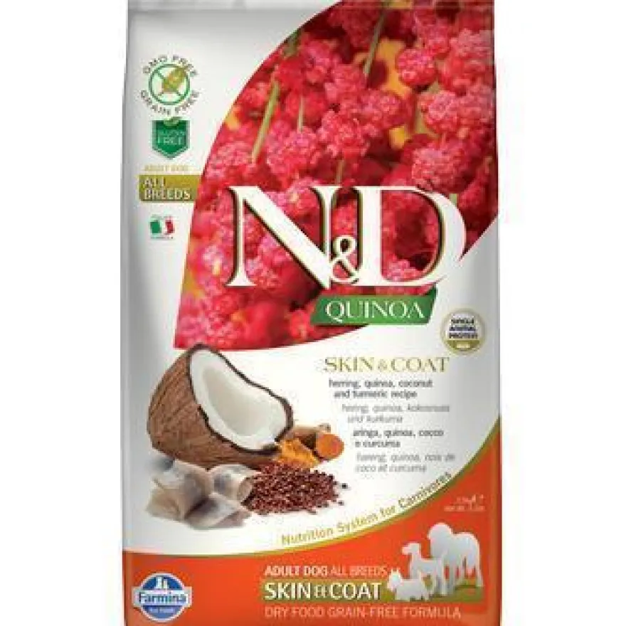 Farmina N&D Quinoa Herring Alimento Seco para Perros 5.5lb