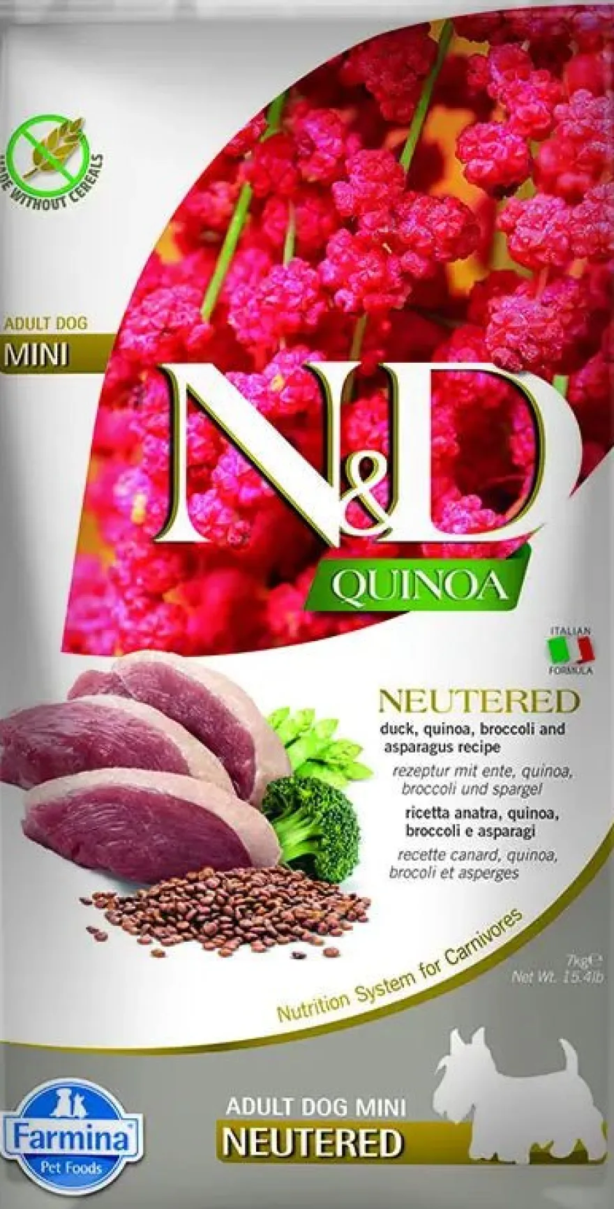 Farmina N&D Quinoa Pato Pienso Seco 7Kg