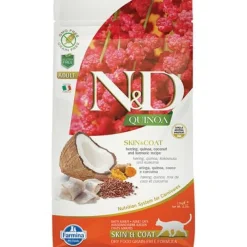 Farmina N&D Quinoa Skin & Coat Arenque Pienso para Gatos 5Kg