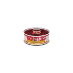 Farmina ND Quinoa Skin Coat Arenque Latas Húmedo 80gr, Pack 24 unidades