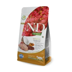 Farmina N&D Quinoa Skin Coat con Codorniz Alimento Seco 300g