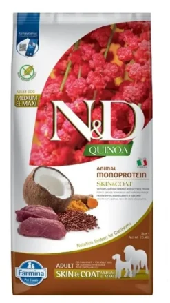 Farmina N&D Quinoa Skin & Coat Perro Adulto Ciervo 7Kg