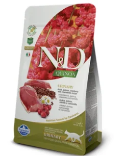 Farmina N&D Quinoa Urinary Pato Alimento Seco para Gatos 1.5Kg