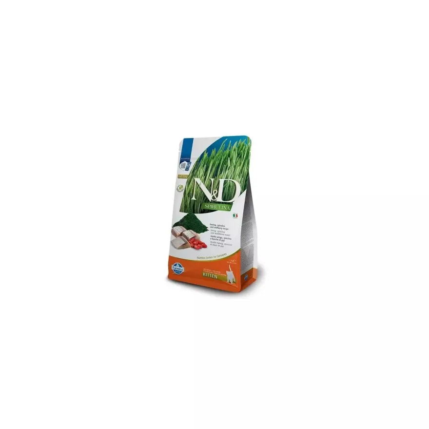 Farmina N&D Spirulina Kitten Arenque Sólido 1,5Kg