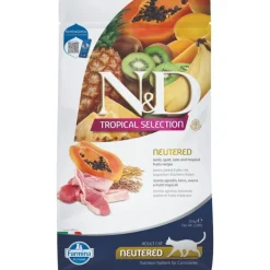 Farmina N&D Tropical Selection Neutered Cordero Alimento Seco para Gatos 1,5Kg