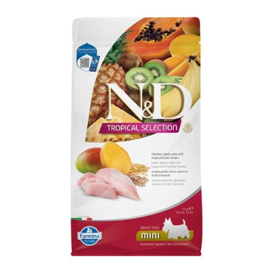Farmina N&D Tropical Selection Mini Pollo Alimento Seco para Perros 1,5kg