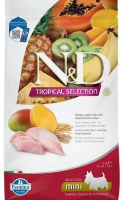 Farmina N&D Tropical Selection Mini Pollo Alimento Seco para Perros 1,5kg