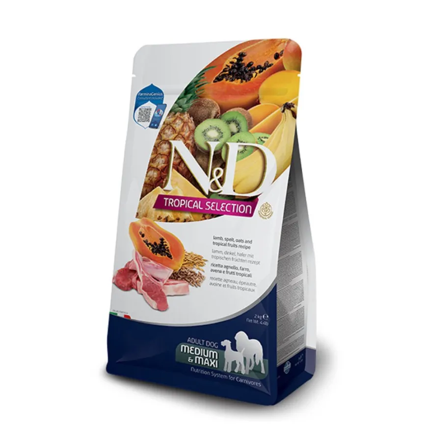 Farmina N&D Tropical Selection Med Maxi Cordero Alimento Seco 2kg