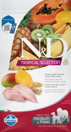 Farmina N&D Tropical Selection Alimento Seco para Perros Adultos 10kg