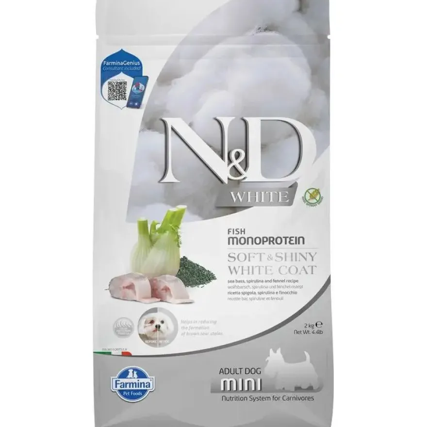 Farmina N&D White Perro Lubina Mini Saco 2Kg