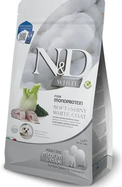 Farmina N&D White Perros Adultos Pienso Lubina Spirulina 2Kgr