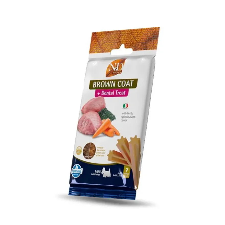 Farmina Treat Nd Snacks de Cordero para Perros Mini 60g x 15 unidades