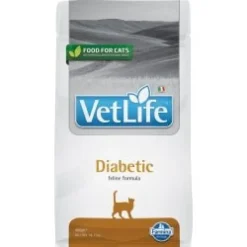 Farmina Vet Life Diabetic Saco de Comida para Gatos Adultos 400g