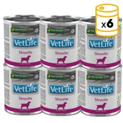 Farmina Vet Life Dog Struvite Alimento Húmedo Dietético 300g x 6 unidades