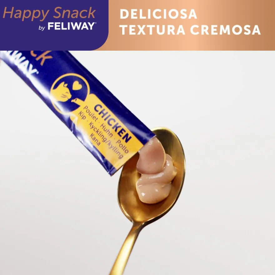 Feliway Happy Snack Crema de Pollo 6 ud