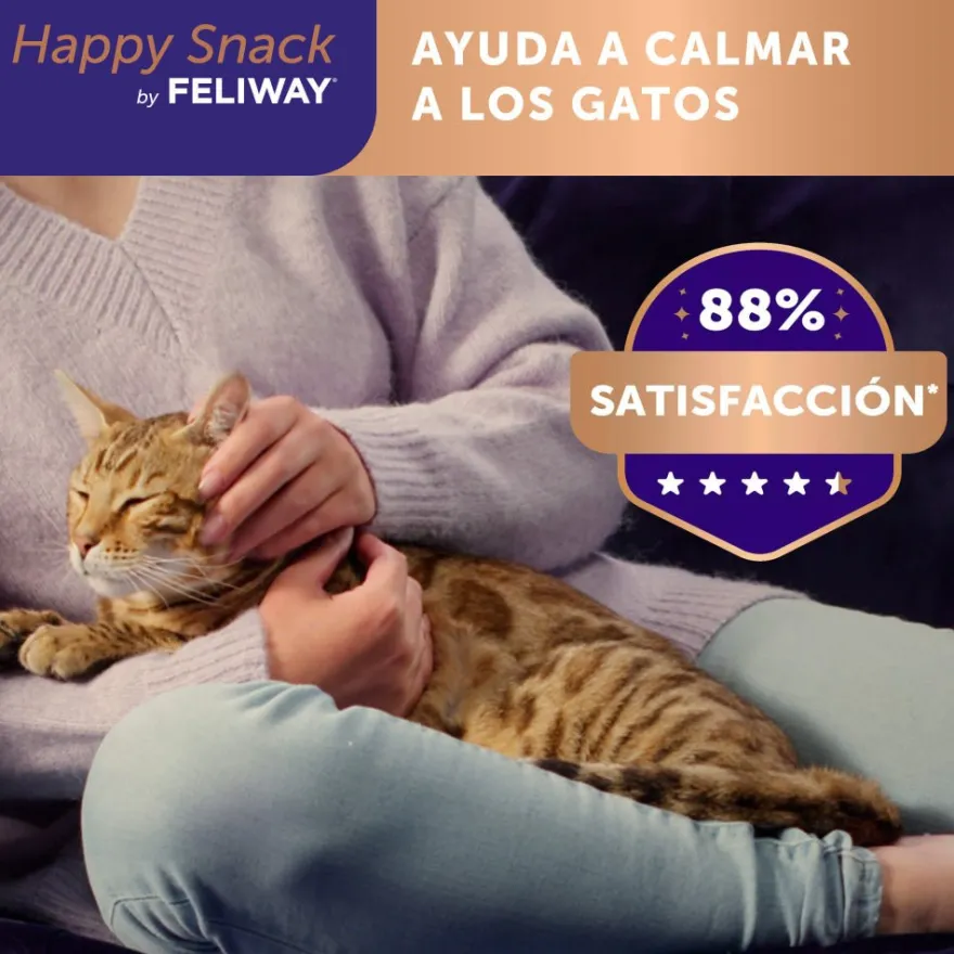 Feliway Happy Snack Crema de Pollo 6 ud
